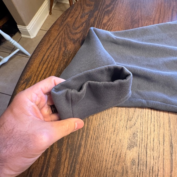 adidas Men's 2XL Gray Logo Crew Neck Pullover Sweater Long Sleeve - Picture 6 of 11